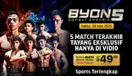 BYON Combat 5 Showbiz (Sumber: Dok. Vidio)