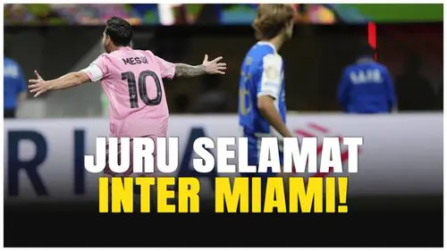 VIDEO: Lionel Messi Selamatkan Inter Miami dari Hasil Seri Kontra FC Porto