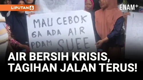 VIDEO: 3 Bulan Krisis Air Bersih, Tagihan Ribuan Warga Bekasi Terus Membengkak!