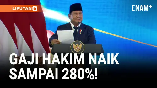 VIDEO: Prabowo Naikan Gaji Hakim hingga 280%!