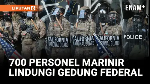 VIDEO: Penjagaan Diperketat, Tentara Nasional Kawal di Los Angeles