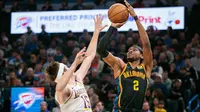 Bikin Shai Gilgeous-Alexander Tak Dapat Free Throw, Lakers Lumat Thunder (AFP)